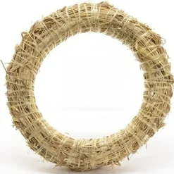 Decoratie Krans Van Stro - 50 X 8 Cm - Diy Kransen Maken