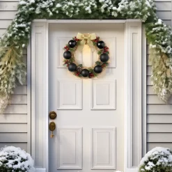 Overig Decoratie Krans Van Stro - 40 X 8 Cm - Diy Kerst Deur Krans