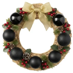 Overig Decoratie Krans Van Stro - 40 X 8 Cm - Diy Kerst Deur Krans