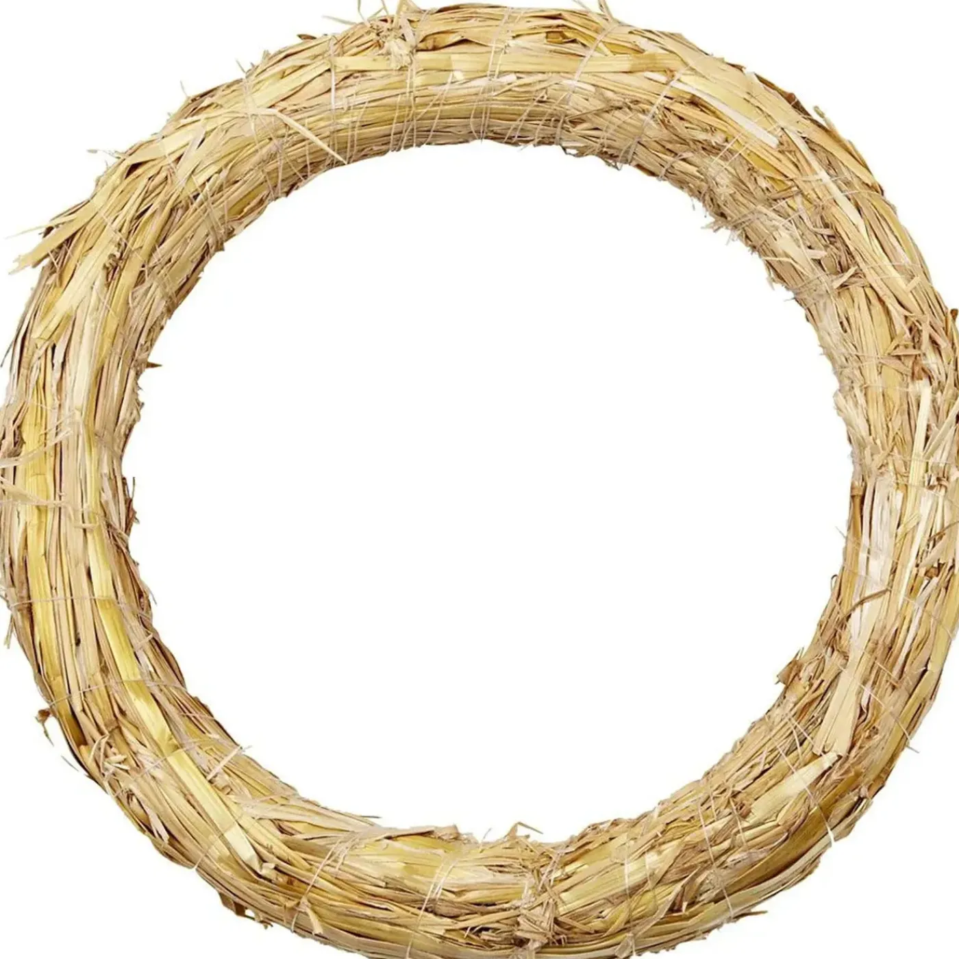 Overig Decoratie Krans Van Stro - 27 X 3 Cm - Diy Kransen Maken