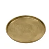 Decoris Decoratiebord - Aluminium - Goud - D 30cm