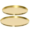 Decoris Decoratiebord - IJzer - Goud - D 30cm