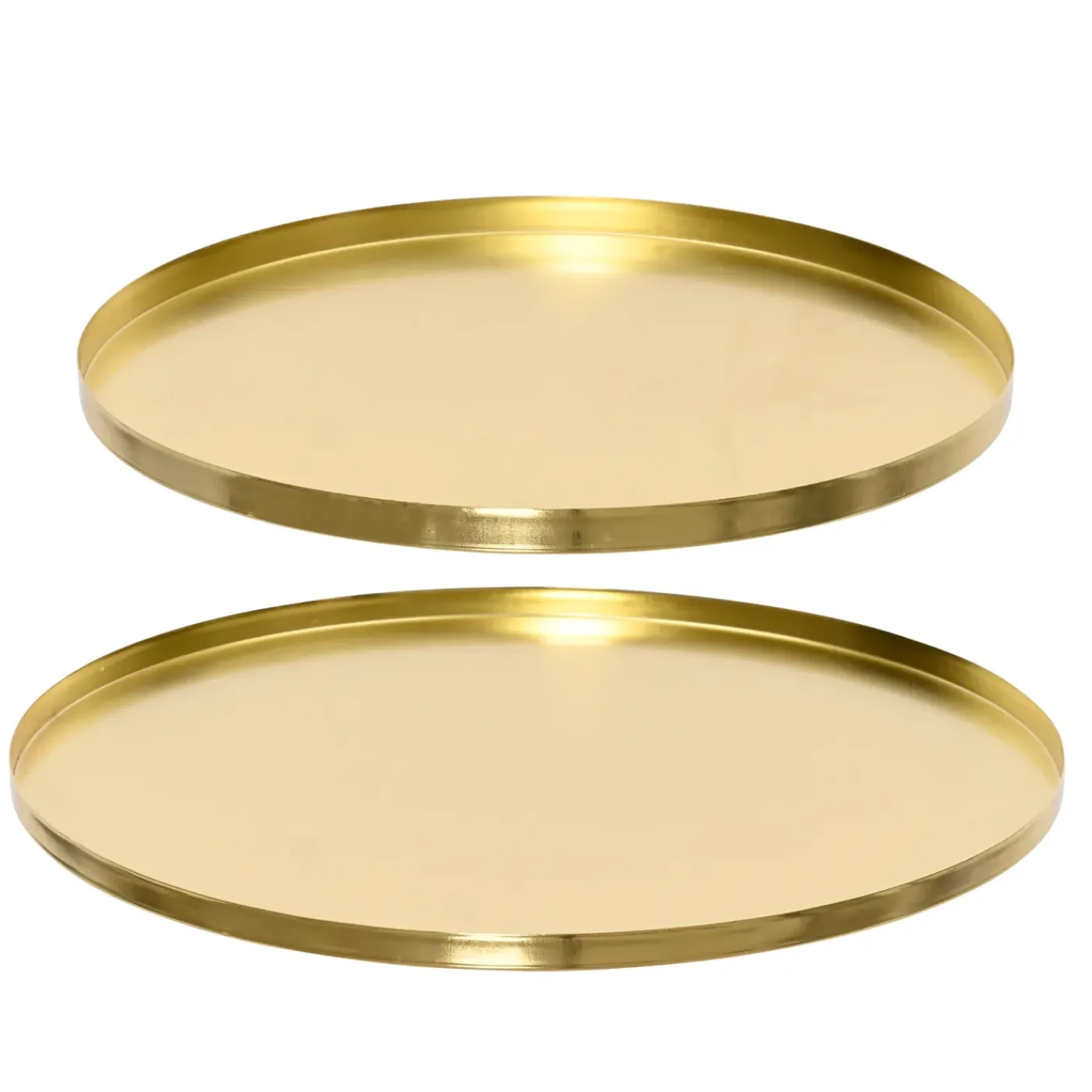 Decoris Decoratiebord - IJzer - Goud - D 35cm