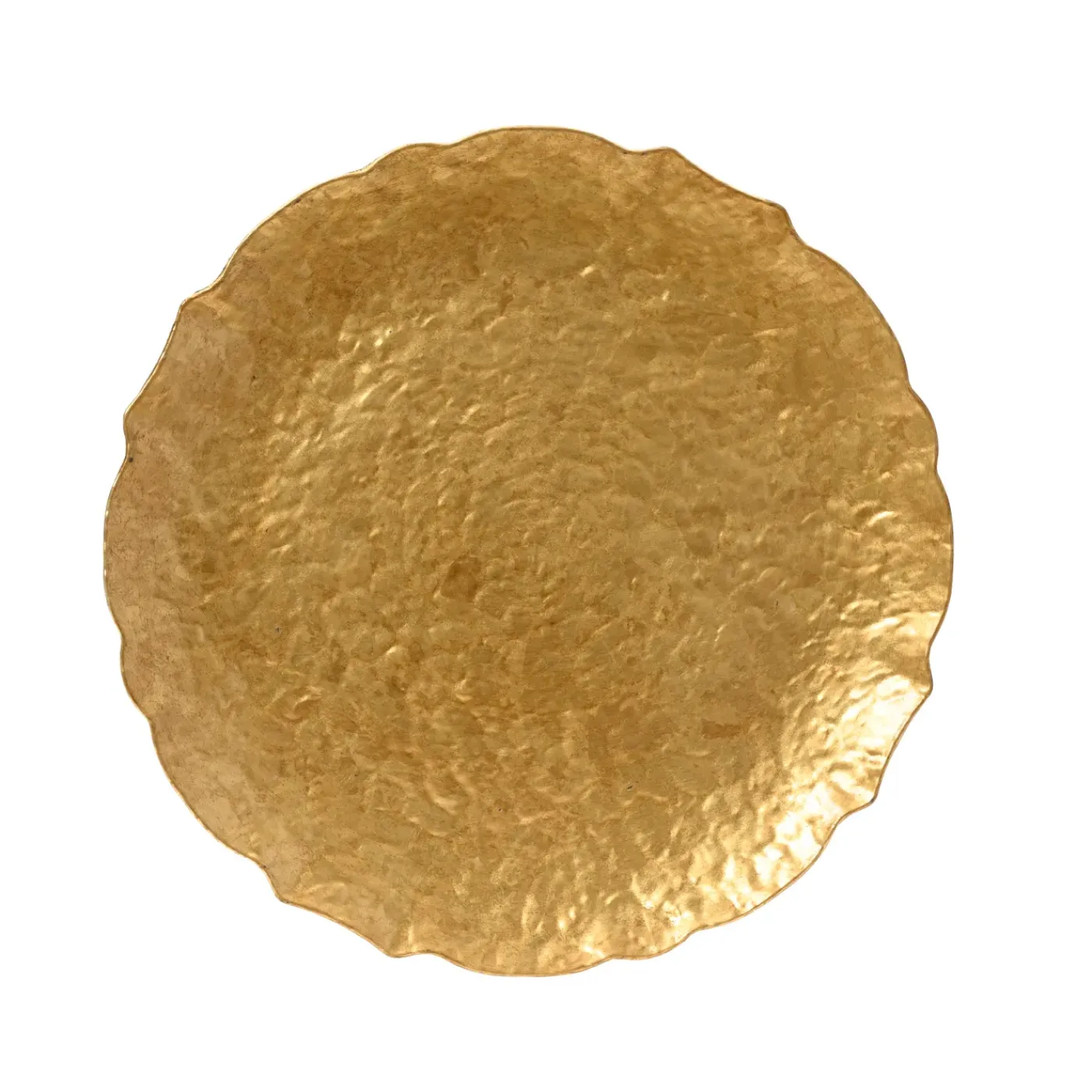 Decoris Decoratiebord - Polypropyleen - Goud - D 33cm