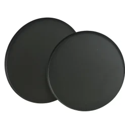 Decoris Dienblad - IJzer - Zwart - D 35cm