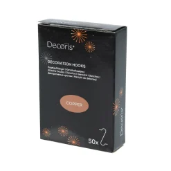 Decoris Kerstbalhaakjes Ijzer - Goud - Set van 50