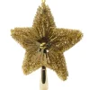 Decoris Kerstboompiek - Goudkleurig - Ster Piek - 23 Cm