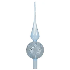 Decoris Kerstboom Piek Luxe - Lichtblauw - Glas - 31cm