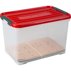 Curver Decoris Kerstbox Handy - Met Tussenkarton - 65L