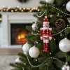 Decoris Kersthangers - Notenkrakers - Poppetjes/soldaten - Rood