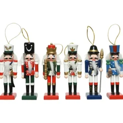 Decoris Kersthangers - 6x - 12 Cm - Notenkraker
