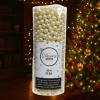 Decoris Kerstslinger - Kralen - Parel Champagne - 10 Meter