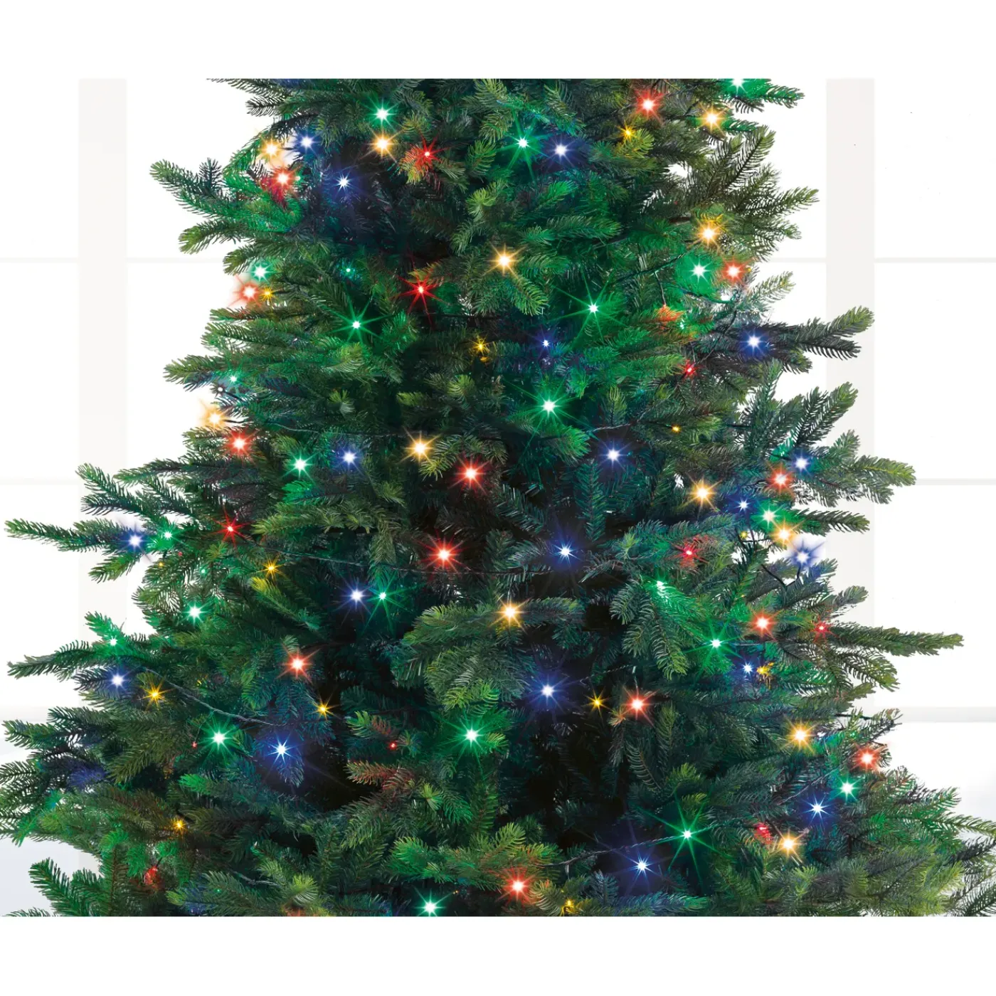 Decoris Kerstverlichting met 8 Functies Lichtsnoer - 180 LED's - Multikleur - 13,5m - Binnen & Buiten
