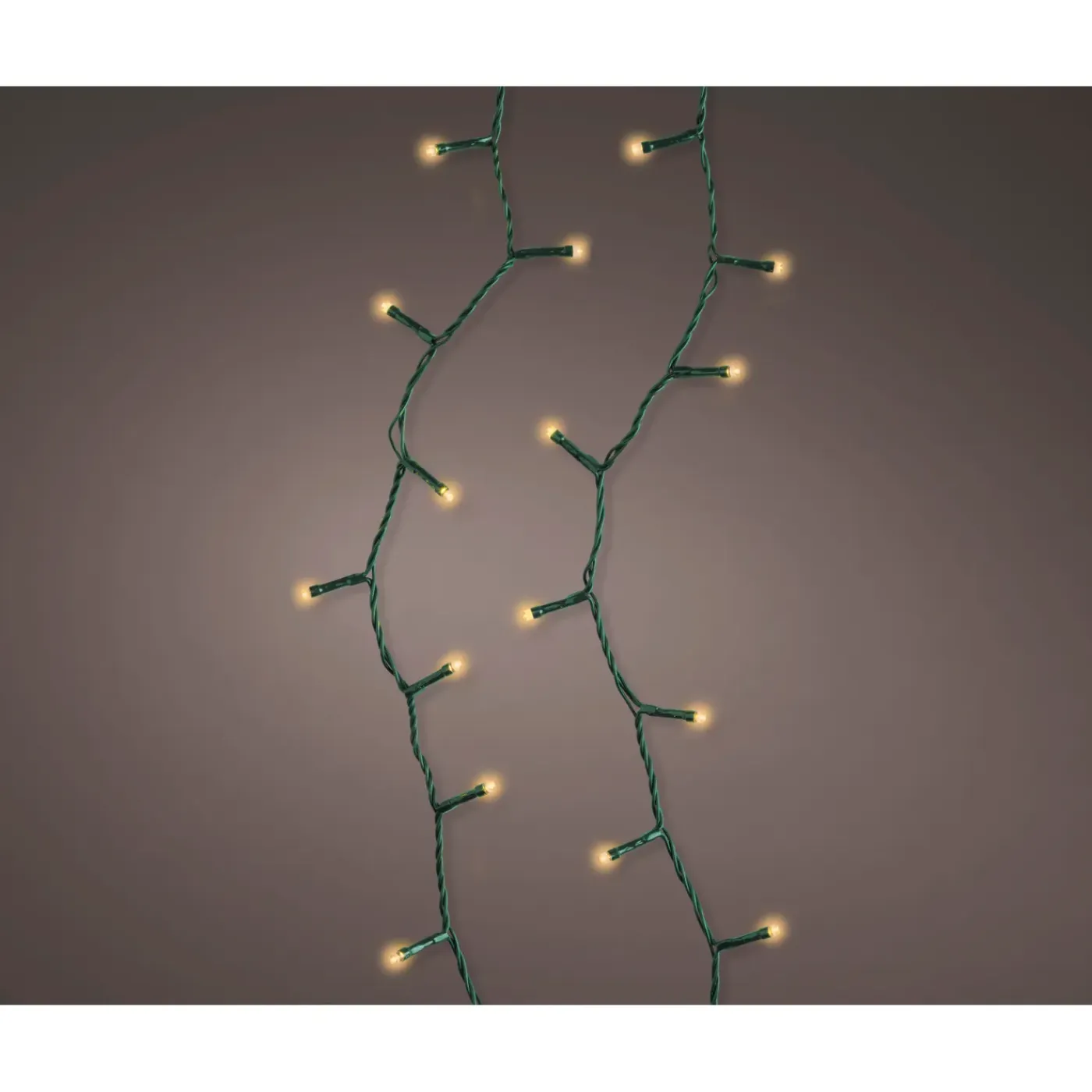 Decoris Kerstverlichting met 8 Functies Lichtsnoer - 200 LED's - Klassiek Wit - 9,95m - Binnen & Buiten