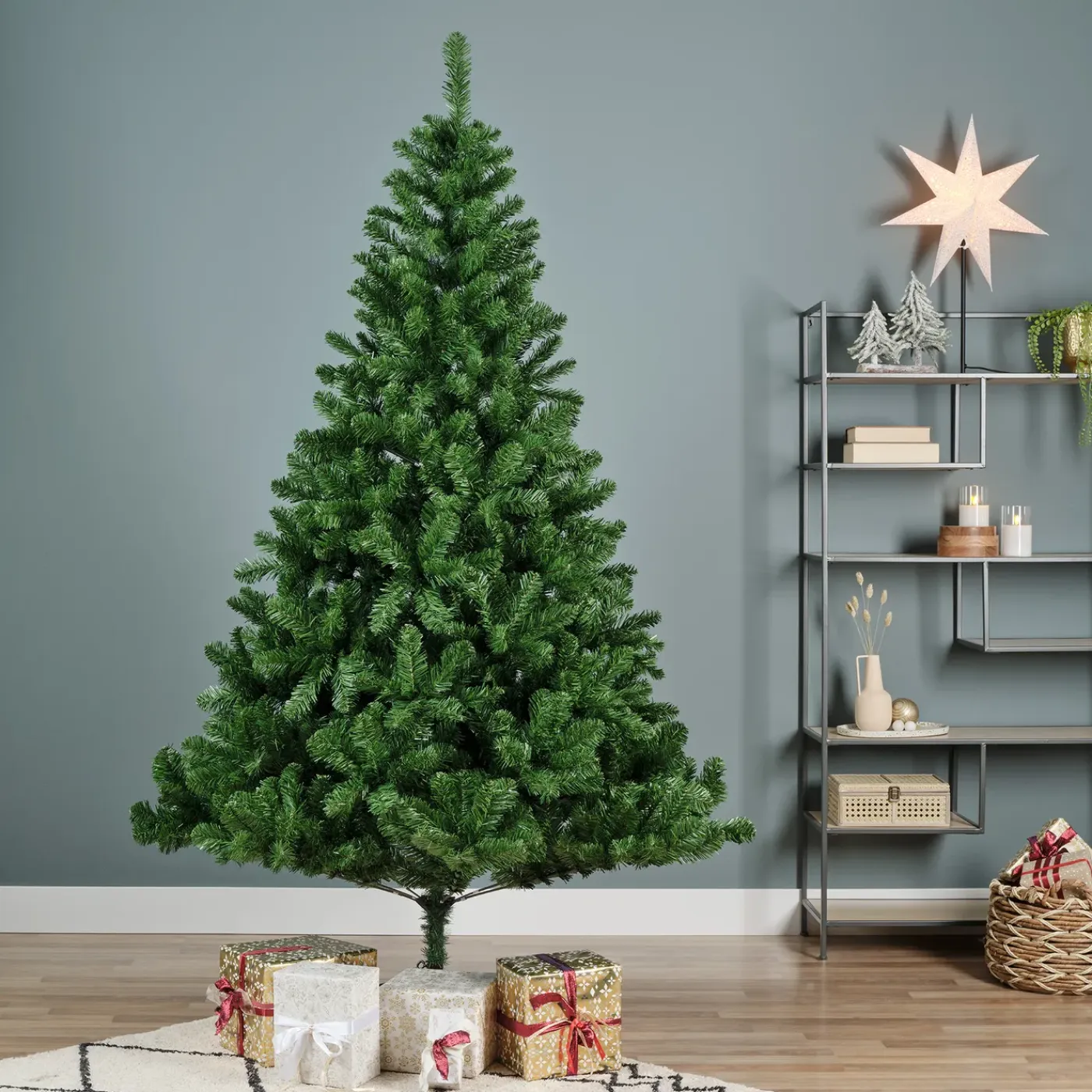 Decoris Kunstkerstboom Greenwood - PE/PVC - H 210cm