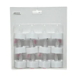 Decoris LED Theelicht - Flame - 4,6cm - Set van 12
