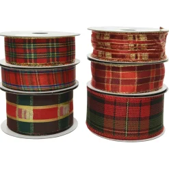 Decoris lint rood-groen 1stuk