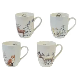 Decoris Mok Porselein - Assorti - 10,5cm