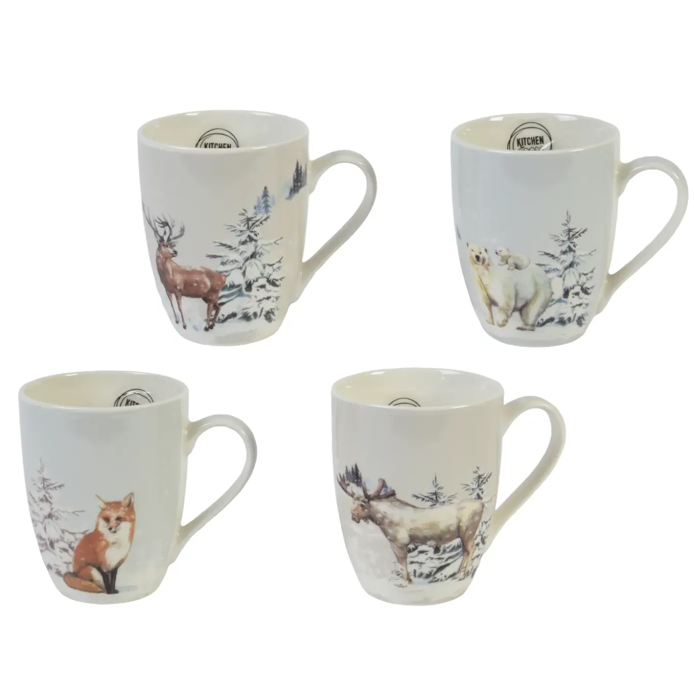 Decoris Mok Porselein - Assorti - 10,5cm