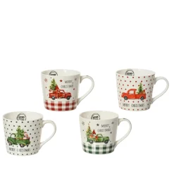 Decoris Mok Porselein - Assorti - 8,8cm