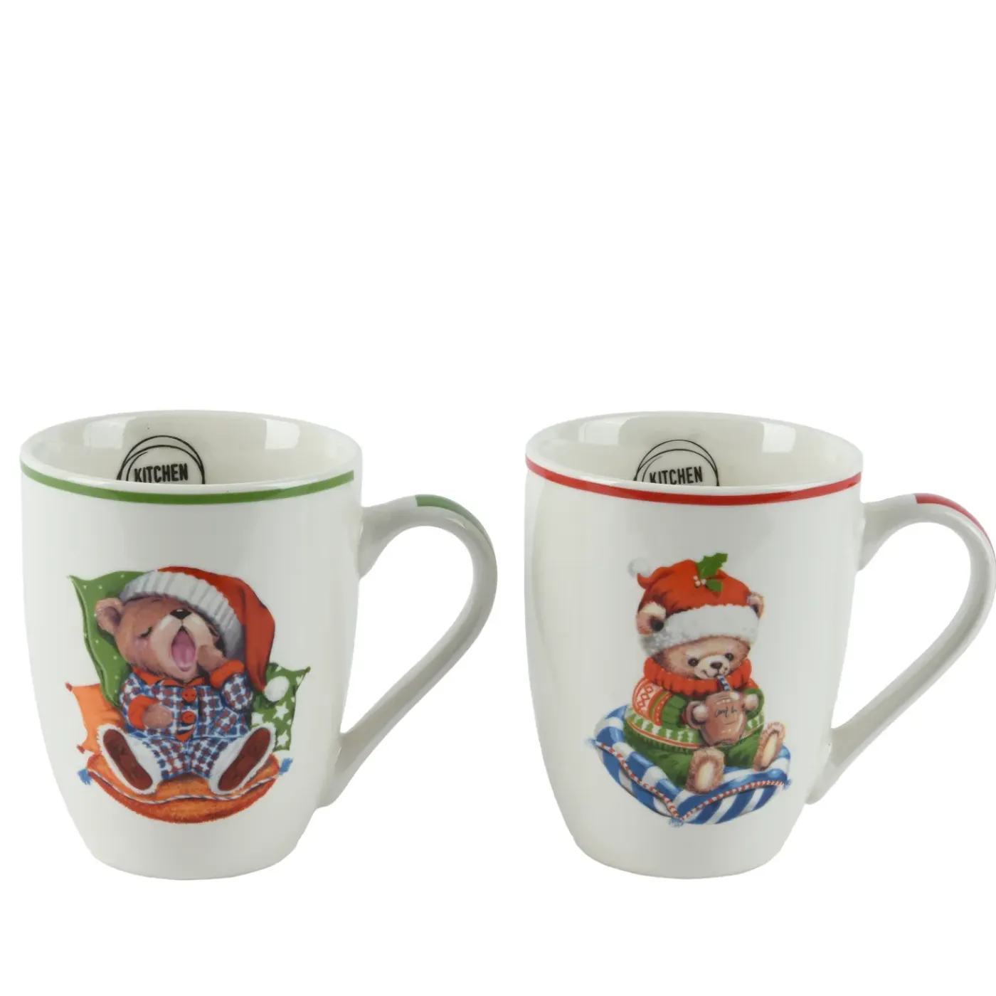 Decoris Mok Porselein - Wit - 10cm