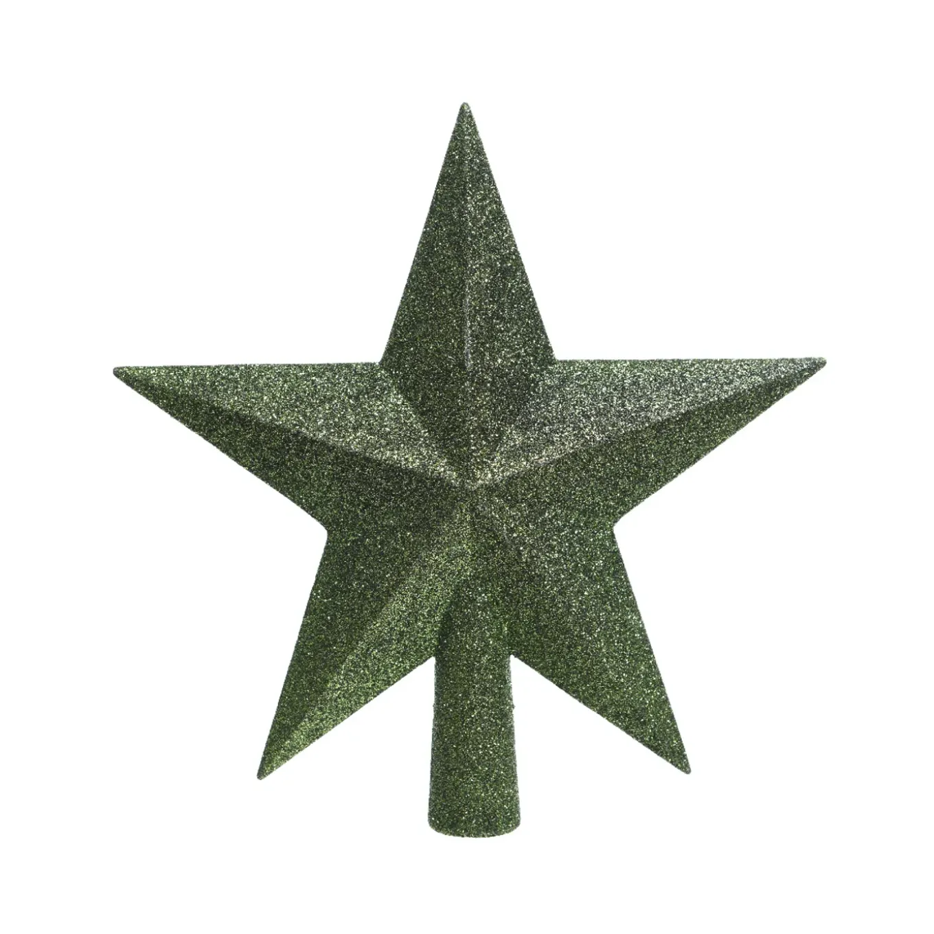 Decoris - Piek plc ster l4.2b19h19 cm d.groen