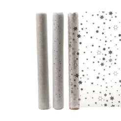 Decoris rol decostof zilver 200cm diversen