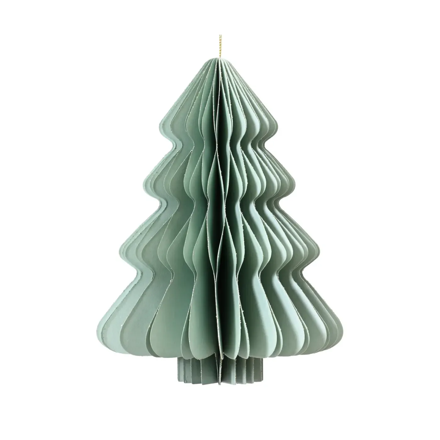 Decoris Season Decorations papieren kerstboom mint 15cm