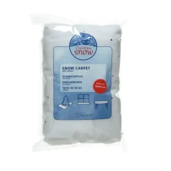 Decoris Sneeuwdeken - Wit/Zilver - 120 cm