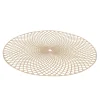 Decoris uitgesneden placemat - Goud - D 38cm