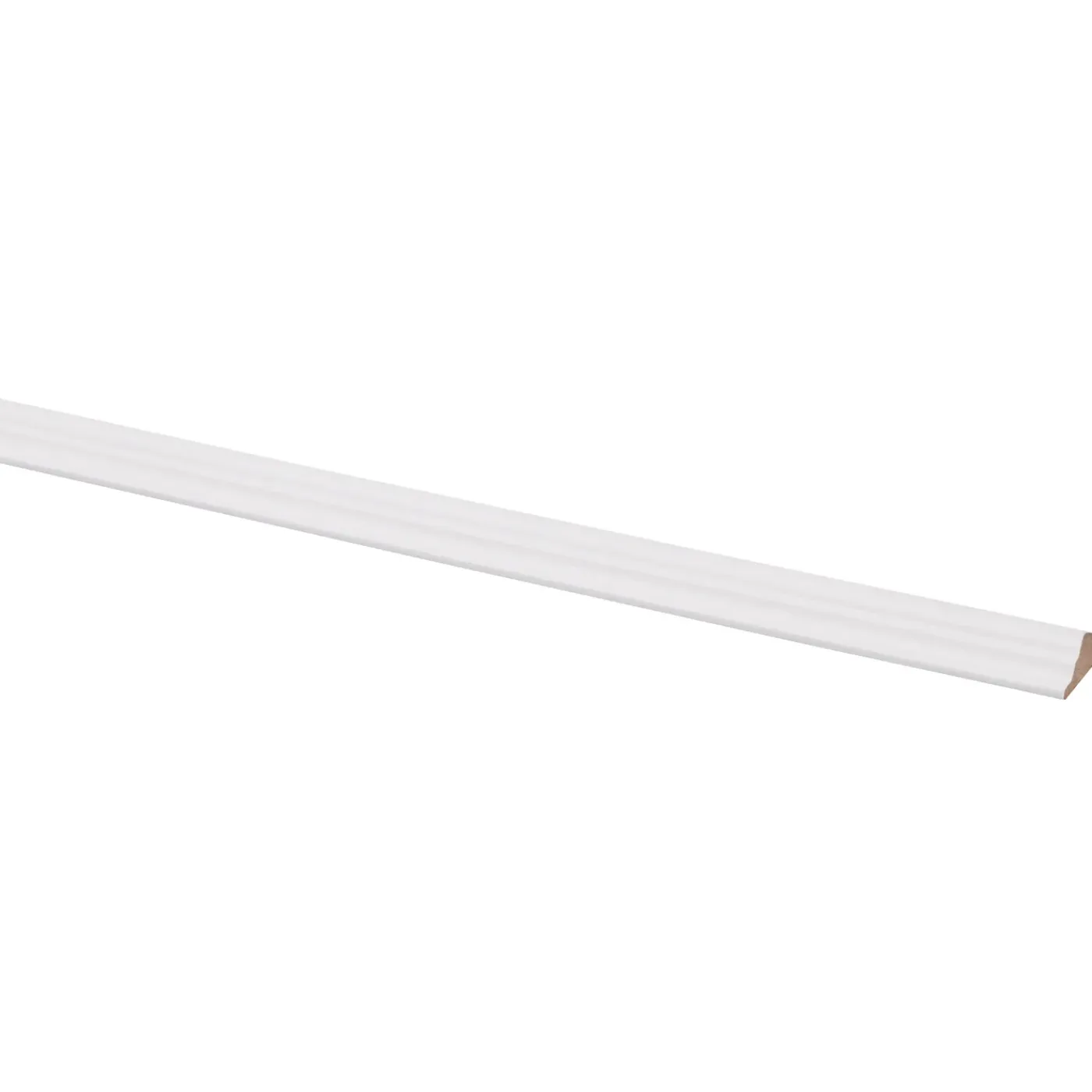 Overig Decorlijst MDF - Folie (1022) – Wit - 9 x 22mm – 260 cm