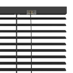 Decosol jaloezie horizontaal aluminium zwart 25mm 80x130cm