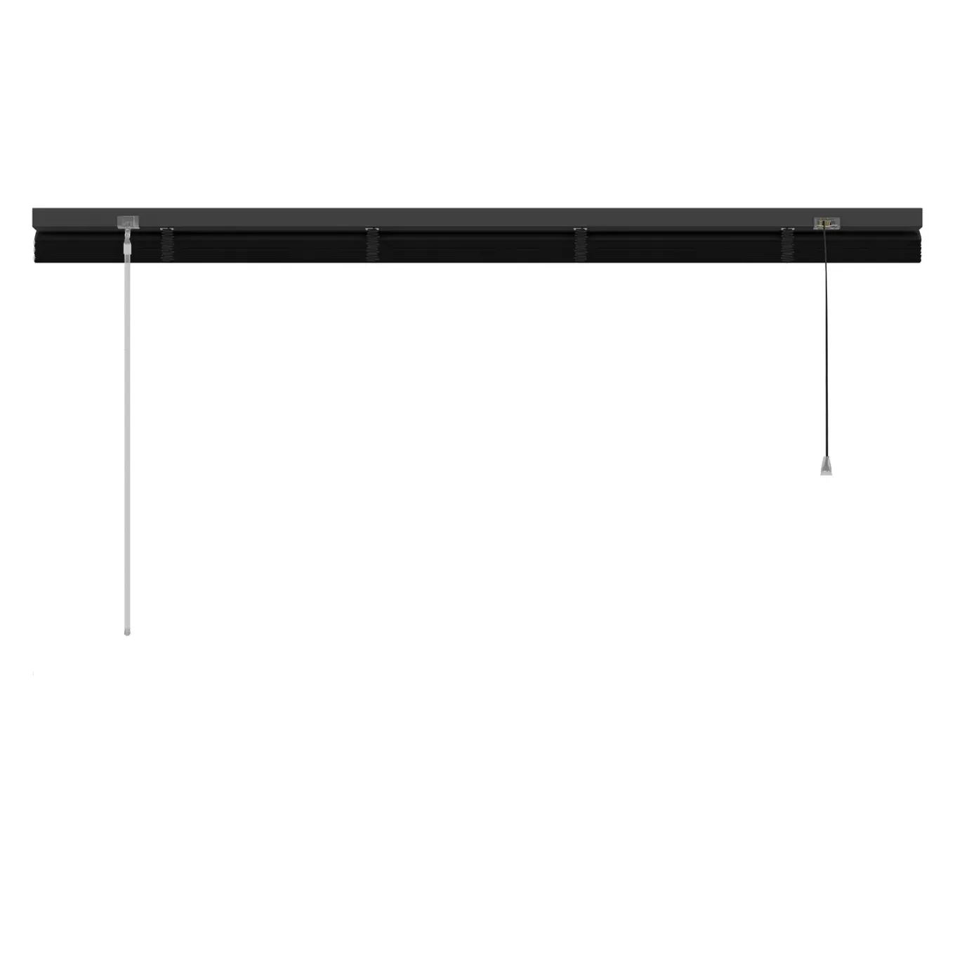Decosol jaloezie horizontaal aluminium zwart 25mm 120x180cm
