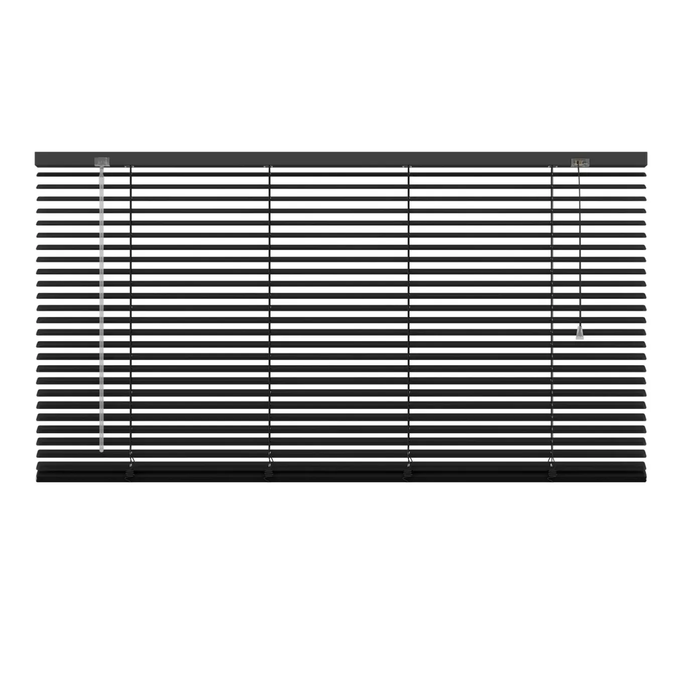 Decosol jaloezie horizontaal aluminium zwart 25mm 120x180cm