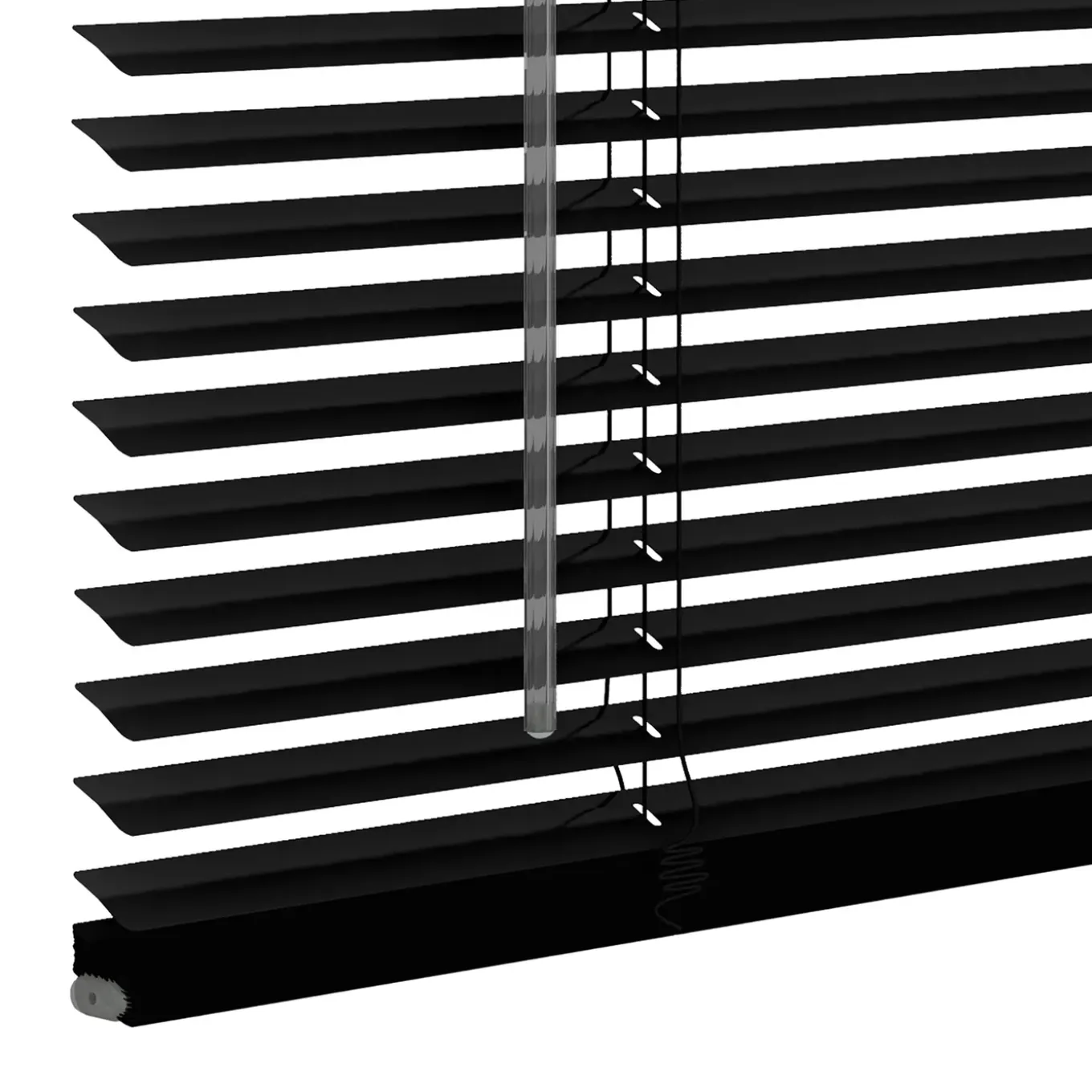 Decosol jaloezie horizontaal aluminium zwart 25mm 120x180cm