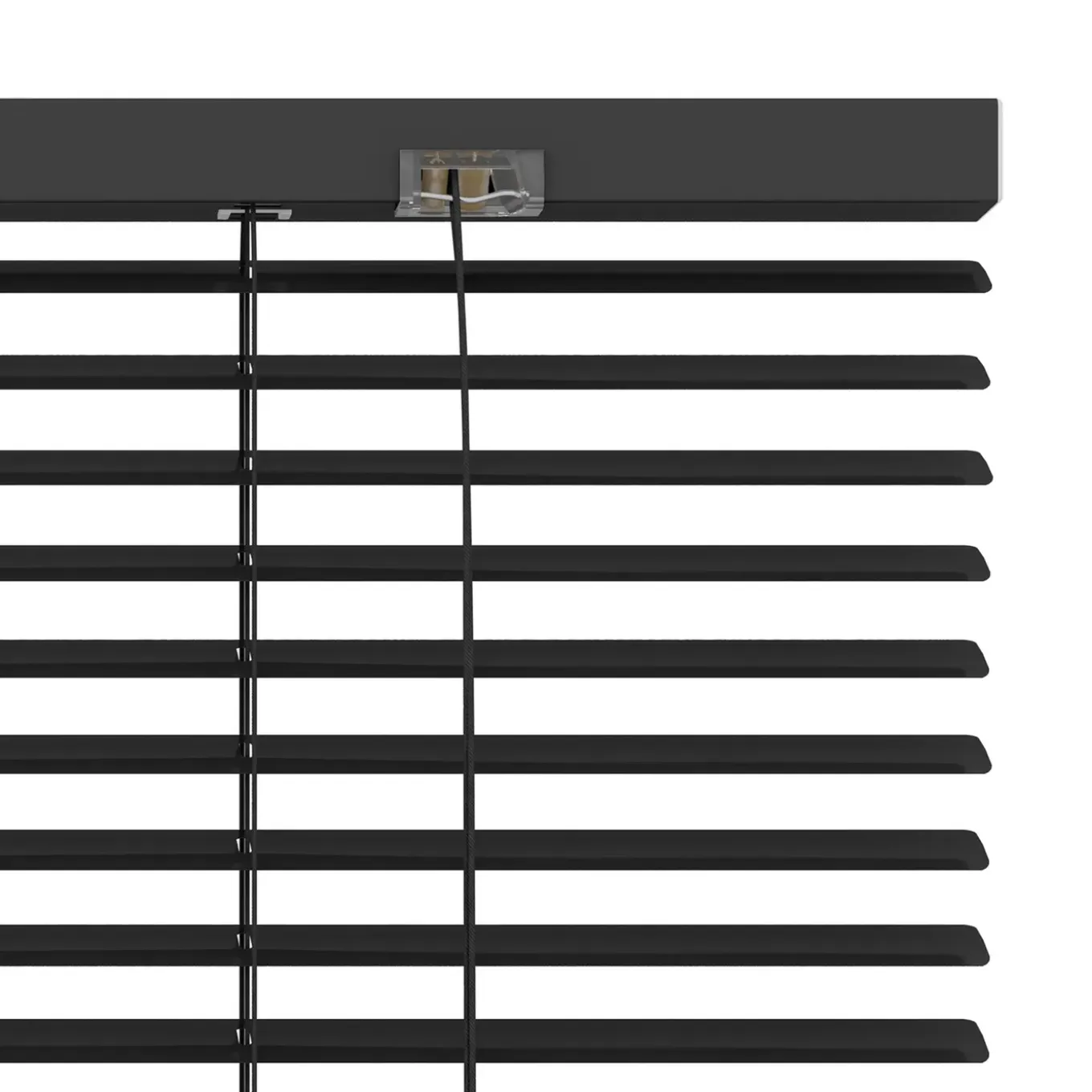 Decosol jaloezie horizontaal aluminium zwart 25mm 120x180cm