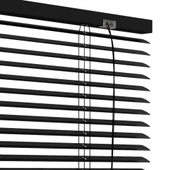 Decosol jaloezie horizontaal aluminium zwart 25mm 120x180cm