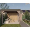Decowall Outdoor lattenwand - Karamel - 238x14cm - 21mm - 5 stuks