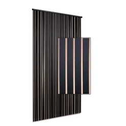 Degor Vliegengordijn HQ linten - 90x220cm - Zwart - Huisdiervriendelijk