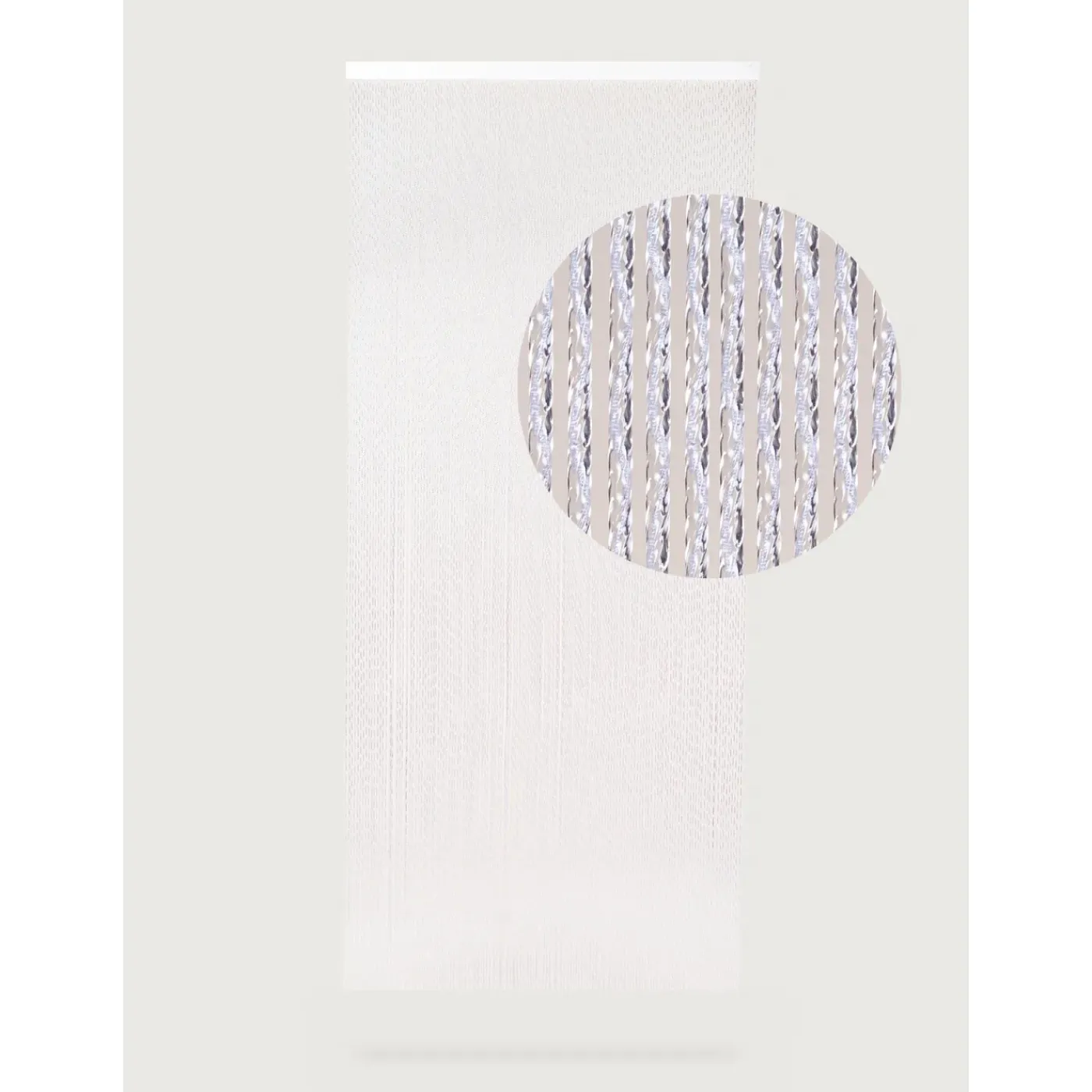 Degor Vliegengordijn Paola - 90x210cm - Wit - Huisdiervriendelijk