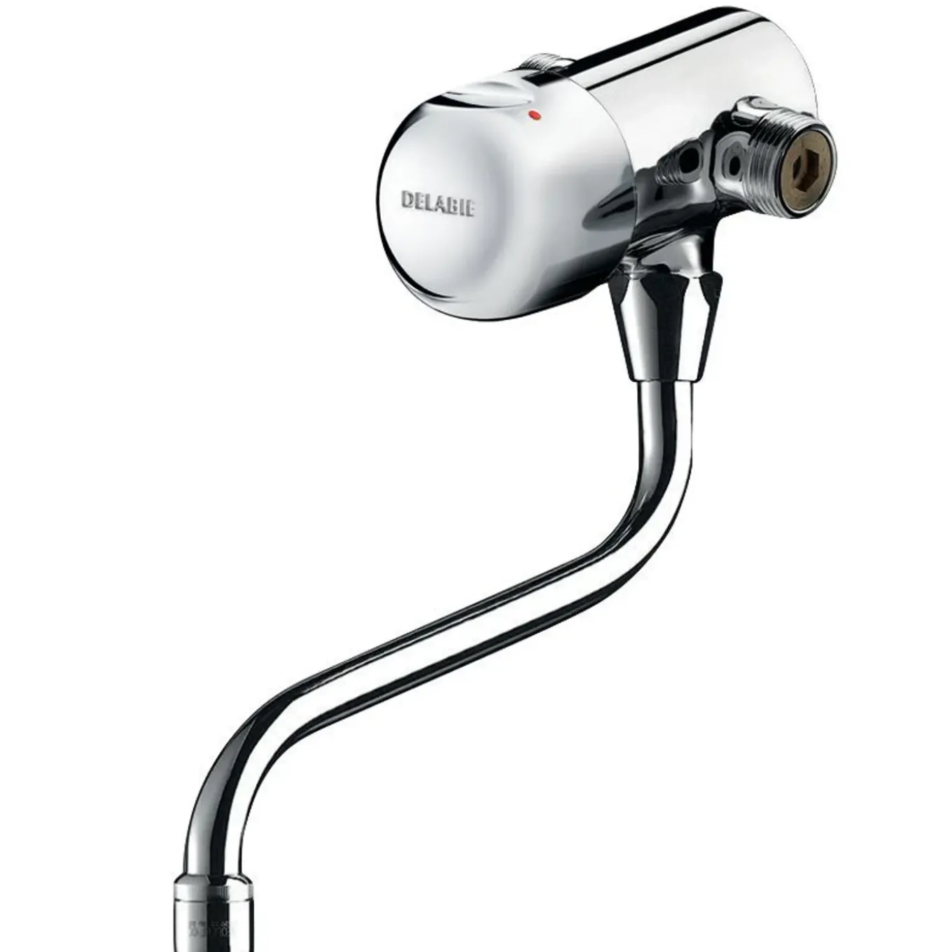 Delabie - Tempomix Wandmengkraan Voor Wastafel/spoelbak - Beweegbare Uitloop - M 3/4"