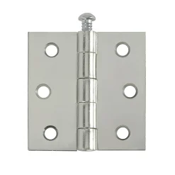 Overig Deurscharnier - verzinkt staal - 63x63 mm - met rechte hoeken - 6 stuks