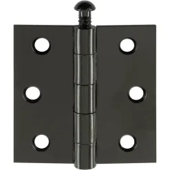 Overig Deurscharnier - zwart staal - 63x63 mm - 2 stuks