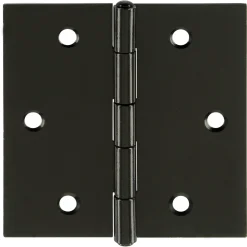 Overig Deurscharnier - zwart staal - 70x70 mm - 2 stuks