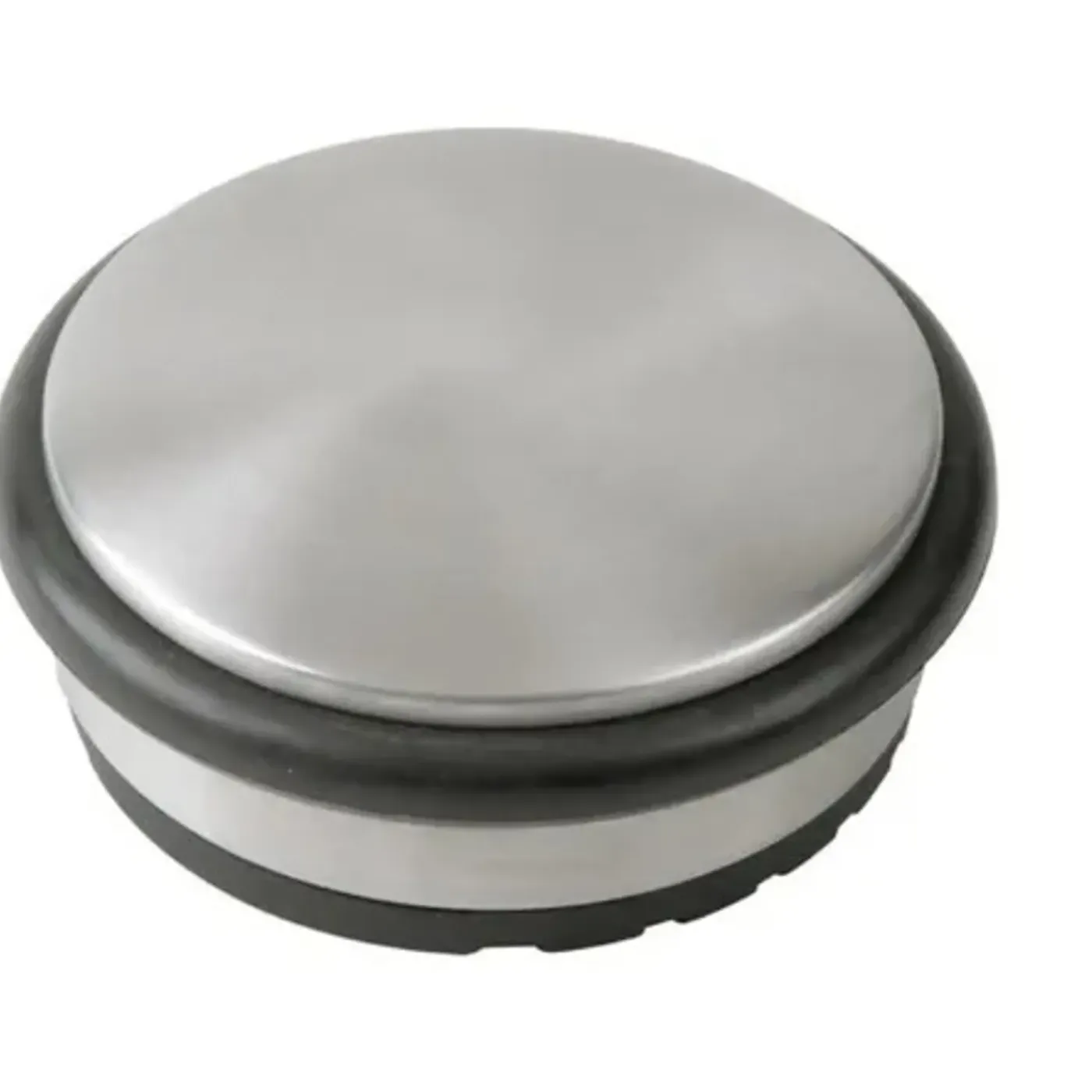 Overig Deurstopper - laag - rvs - diameter 90mm, hoogte 47mm