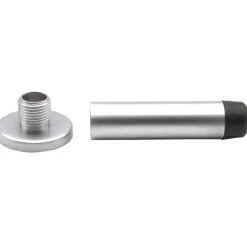 Overig Deurstopper mat chroom - 70mm - Wandbevestiging