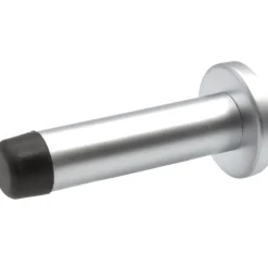 Overig Deurstopper mat chroom - 70mm - Wandbevestiging