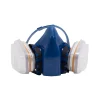 Dexter Halfgelaatsmasker A1P2 R - Wit en blauw - Eén maat - EN140:1998