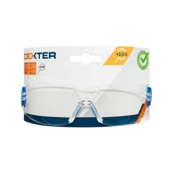 DEXTER Veiligheidsbril - Blauw - Eén maat - EN ISO 16321-1