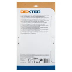 DEXTER Veiligheidsgelaatsscherm - Geel - Eén maat - EN ISO 16321-1